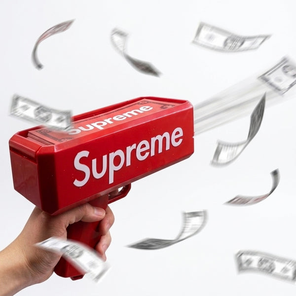 Automatic Money Gun Toy – Party Prop for Spraying Cash