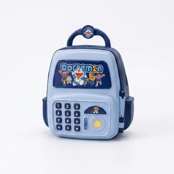 Kids Electronic Money Safe Piggy Bank with Password, Fingerprint & Card Swipe
