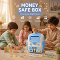 Kids ATM Money Saving Bank with Fingerprint & Password Lock