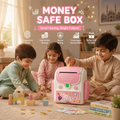 Kids ATM Money Saving Bank with Fingerprint & Password Lock