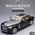 1:24 Rolls-Royce Phantom Diecast Car – Luxury Alloy Miniature Model for Display & Play