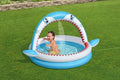 Bestway Sharktastic Paddling Pool with Water Sprinkler 163 x 127 x 92 cm