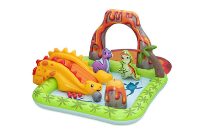 Kids Dinosaur Inflatable Water Play Center Pool with Slide & Sprinkler 53172