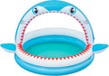 Bestway Sharktastic Paddling Pool with Water Sprinkler 163 x 127 x 92 cm